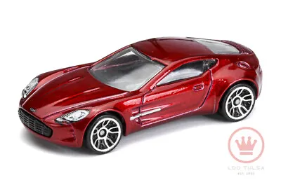 Aston Martin One-77 -  LOOSE  Hot Wheels - Metalflake Maroon - 1:64 • $3.55