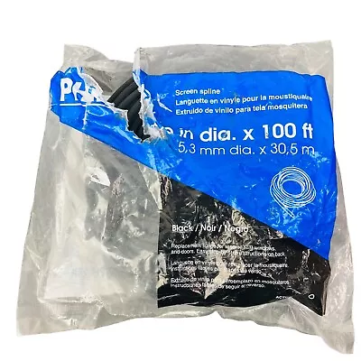 PHIFER SCREEN SPLINE - .210 IN DIA X 100 FT BLACK - Open Package • $17.99