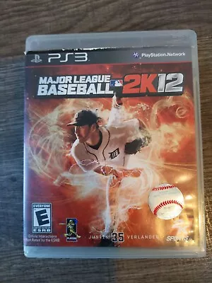 MLB Major League Baseball 2K12 Sony PlayStation 3 Video Game PS3 Sports Complete • $8.64