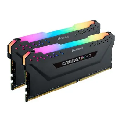 Corsair Vengeance RGB PRO Black 16GB Kit (2x8GB) 3600 MHz AMD Ryzen Tuned DDR4 M • £63.05