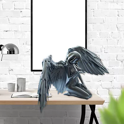 £14.16 • Buy Cute Girls Angel Statue Ornaments Cherub Figurine Sculpture Office Garden