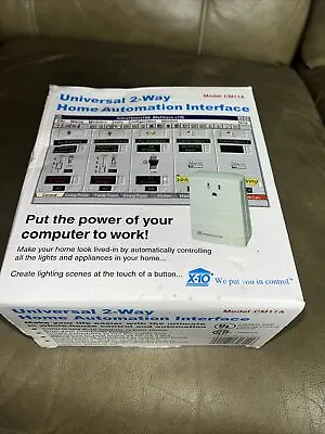 X-10 CM11A ActiveHome 2-Way RS-232 Computer Interface Home Automation Smarthomes • $35