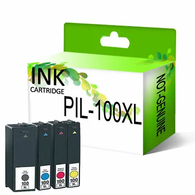4 Ink Cartridge For Lexmark 100 Impact S300 S301 S605 S305 Prospect Pro202 • £7.68
