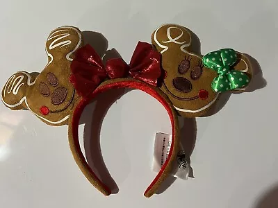 Disney Ear Headband - Gingerbread Mickey • $13.95