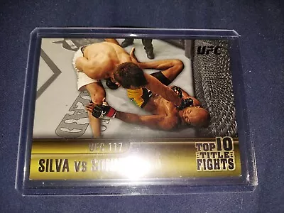 2011 UFC Title Shot Top 10 Title Fights #61/88 Anderson Silva/Chael Sonnen GOLD • $20