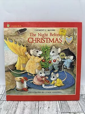 The Night Before Christmas Book Illustrated By Cyndy Szekeres Hardcover Vintage • $9.99
