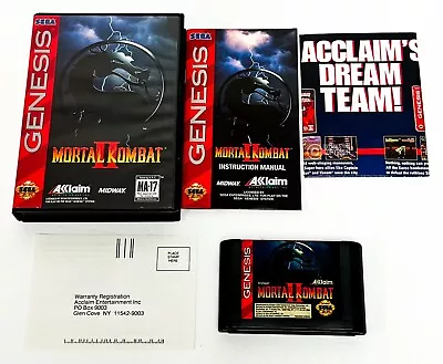 Mortal Kombat II - Sega Genesis - CIB | TESTED | AUTHENTIC • $79.99