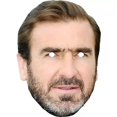 Eric Cantona Celebrity Card Face Mask - Ready To Wear - Fancy Dress • £1.45