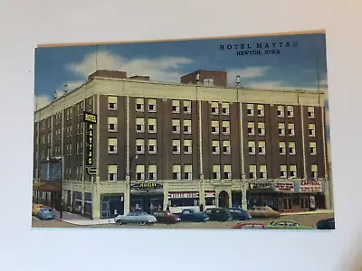Hotel Maytag Newton Iowa IA Postcard • $5