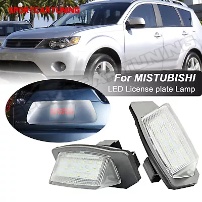 LED License Plate Light Lamp For Mitsubishi Outlander II III Lancer Lancer Sport • $13.76