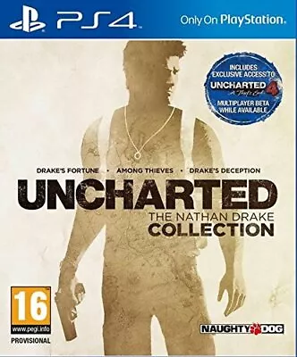 Uncharted: The Nathan Drake Collection (PS4) PRISTINE - Super FREE • $40.58