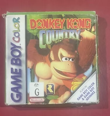 Donkey Kong Country Nintendo GameBoy Colour Color GBC Complete Boxed Game Cart • $77.50