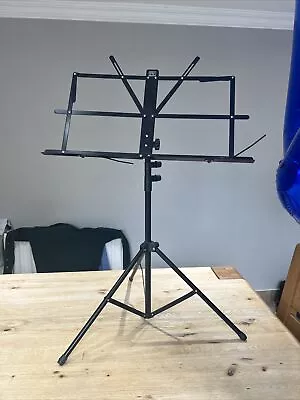£5 • Buy Folding Music Stand Black