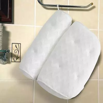 Soft Bathtub Pillows With Non-Slip Suction Breathable -Helps Support Head- • $18.94