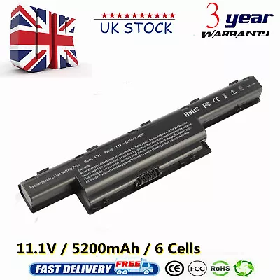 Battery For Acer Aspire 5742 5741 5733 5750 4551 4738 4741 4750 5253 5551 7551 • £15.89