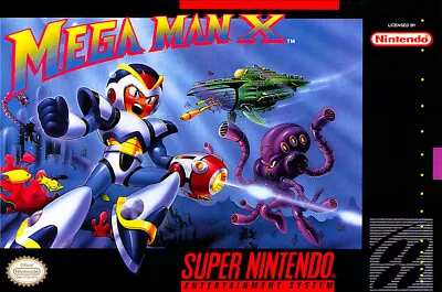 Mega Man X SNES BOX ART X1 X2 X3 Premium POSTER MADE IN USA - MMA008 • $15.48