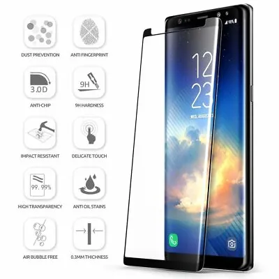 $4.49 • Buy 9H Tempered Glass Friendly Screen Protector For Samsung Galaxy S9 Plus / Note 9