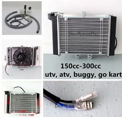 Radiator Engine Cooler Fan For 150CC 200CC 250CC ATV QUAD BIKE GO KART BUGGY • $89.96