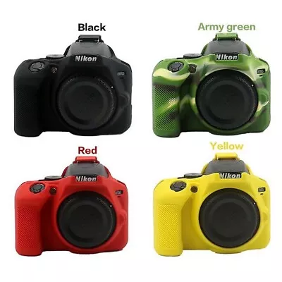 Soft Silicone Rubber Camera Body Case Skin For Nikon D3500 D3400 D800 D7500 D610 • $35.72