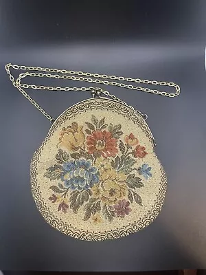 Vintage Tapestry  Shoulder Chain Crossbody Bag Floral Print • $16.15