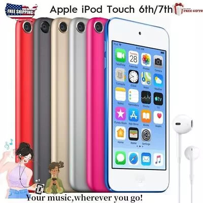  NEW  (Sealed) Apple IPod Touch 6th 7th Generation 128GB All Colors Warranty Lot • $69.35