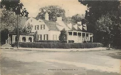 $5 • Buy Ridgewood New Jersey~Womens Club~1940s B&W Litho Postcard