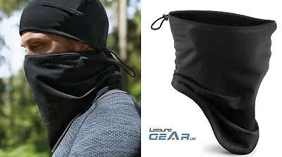 Mens Women Sports Softshell SNOOD Running Cycling Ski FACE COVER Neck Warmer • £7.99