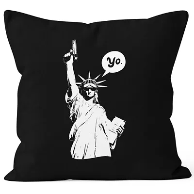 Pillowcase Statue Of Liberty Statue 40x40 Cotton MoonWorks® • £15.36