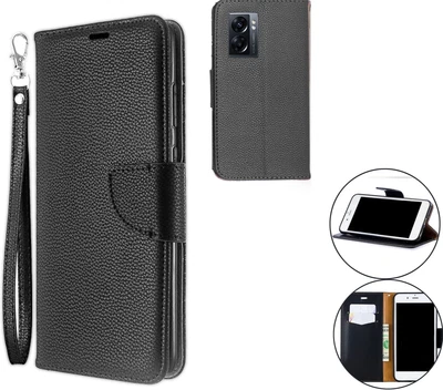 $6.45 • Buy Oppo A57 5g PU Leather Wallet Case Lichi Grain Finish