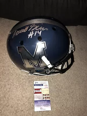 Antonio Gibson Signed Memphis Tigers Dark Blue Full Size Football Helmet Jsa Coa • $306.89