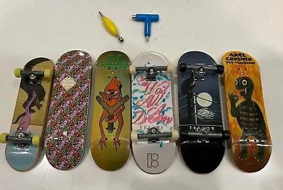 Tech Deck Lot Of 6 Toy Machine Decks With Accessories  • $15.99