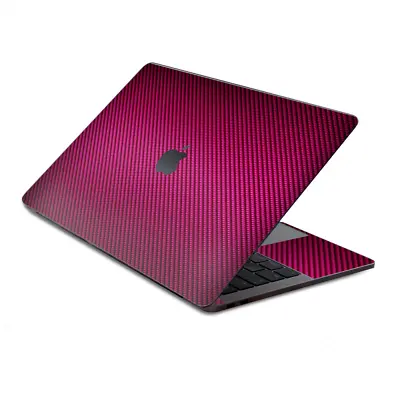 Skin Decal Wrap For MacBook Pro 13  Retina Touch  Pinkblack Carbon Fiber Look • $15.98