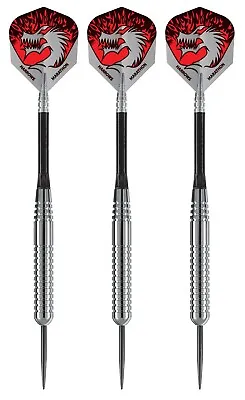 Harrows Silver Arrows Chrome Ringed Steel Tip Darts - Ships W/ Tracking - 22 Gm • $18.50