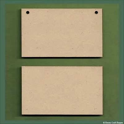 Squares And Rectangles Wooden Plaques Craft Boards - 3mm MDF Sizes 2cm To 30cm • £4.24