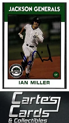 Ian Miller 2016 Grandstand Jackson Generals #NNO  TTM/IP Signed Autographed • $4.95