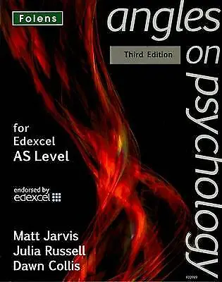 Matt Jarvis : Angles On Psychology For Edexcel AS Leve FREE Shipping Save £s • £3.34