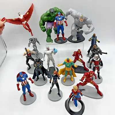 Marvel Avengers Action Figures SuperHero Toy With Basesbundle Job Lot Of 16 • £18