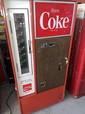 COKE Vendo 56 RARE EARLY 12 Oz. CAN Machine Coca-Cola Runs Cools Vends Original • $1699.99