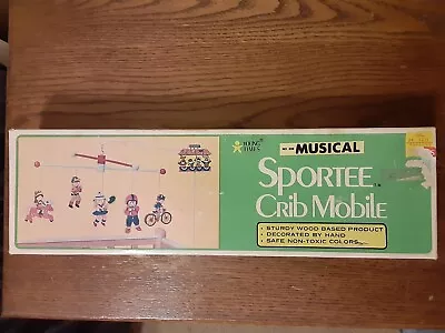 Sportee Musical Crib Mobile Vintage 1970’s • $12.99