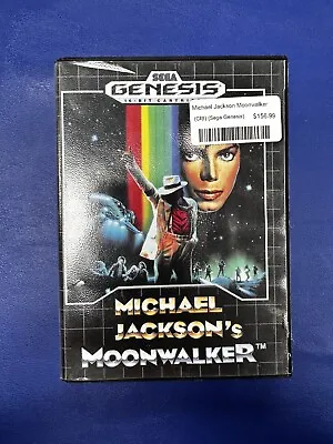 Sega Genesis Michael Jackson's Moonwalker Complete In Box  CIB • $156.99