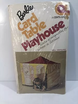 Vintage 1973 Barbie Card Table Playhouse Centsable Products New Sealed Rare • $47.56