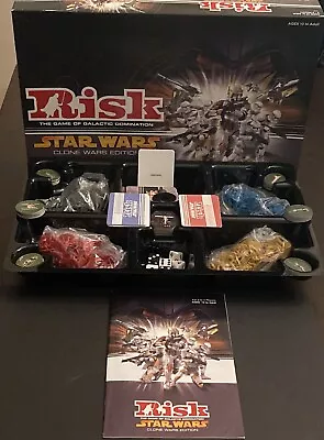 Risk Star Wars Clone Wars Edition Board Game (2005) Family Game Night COMPLETE • $19.74