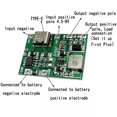 1-20PCS 3.7V 4.2V Type-C 18650 Lithium Battery Charging Board Charger Module New • £2.38
