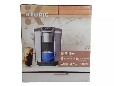 Keurig K-Elite Single Serve K-Cup Pod Coffee Maker – Brushed Silver • $119.98