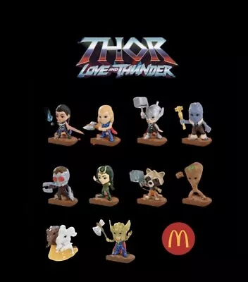 2022 McDONALD'S Disney's Marvel Thor Love And Thunder HAPPY MEAL TOYS Or Set • $0.99