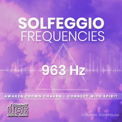 Solfeggio Healing Frequencies - 963 Hz Meditation CD - Mind And Body In Harmony • $19.99