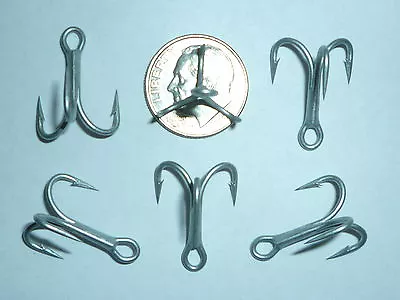 (100) Vmc 4x Oshaughnessy Treble Hooks (size 6) Permasteel (9626ps) Bulk 9626 Ps • $31.90