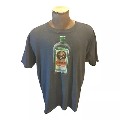 Jagermeister Bottle - Herbs Shot Glass Graphic Design T-Shirt Size X-Large • $33.60