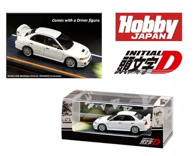 Mitsubishi Lancer RS Evolution IV W/ Seiji Figure Black Initial D Vs Takumi Fuji • $34.99
