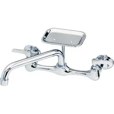 B&K Polished Chrome 2-Handle 8 In. Utility Faucet 123-009NL B&K 123-009NL • $75.47